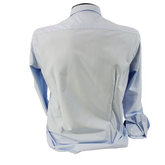 Routine Men’s Slim Fit Blue Button Front Long Sleeve Shirt – Size 2XL NWT - Picture 7 of 14